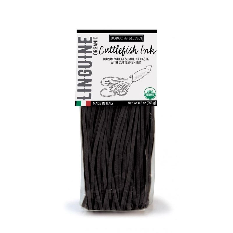 Linguine Organice Cu Cerneala de Sepie Borgo Di Medici 250G 0